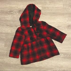 Buffalo Plaid Toddler Coat